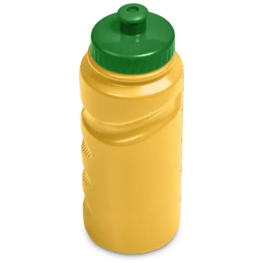Altitude Fanflare Plastic Water Bottle Yellow Green Top